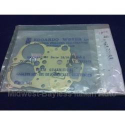 Carburetor Gasket Kit Weber 28/36 DHSA2 (Fiat 124 Spider Coupe 1971-73) - OE NOS