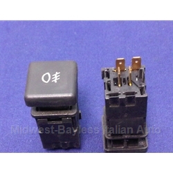 Console Fog Light Switch (Fiat Bertone X1/9 1983-88) - U8