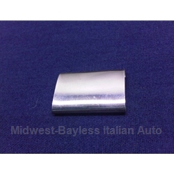 Windshield Stainless Trim Connector Fishplate (Fiat Pininfarina 124 Spider All) - OE NOS