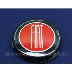 Horn Button Center FIAT (Fiat 124, 850 1968-78) - OE NOS w/BLEMISH